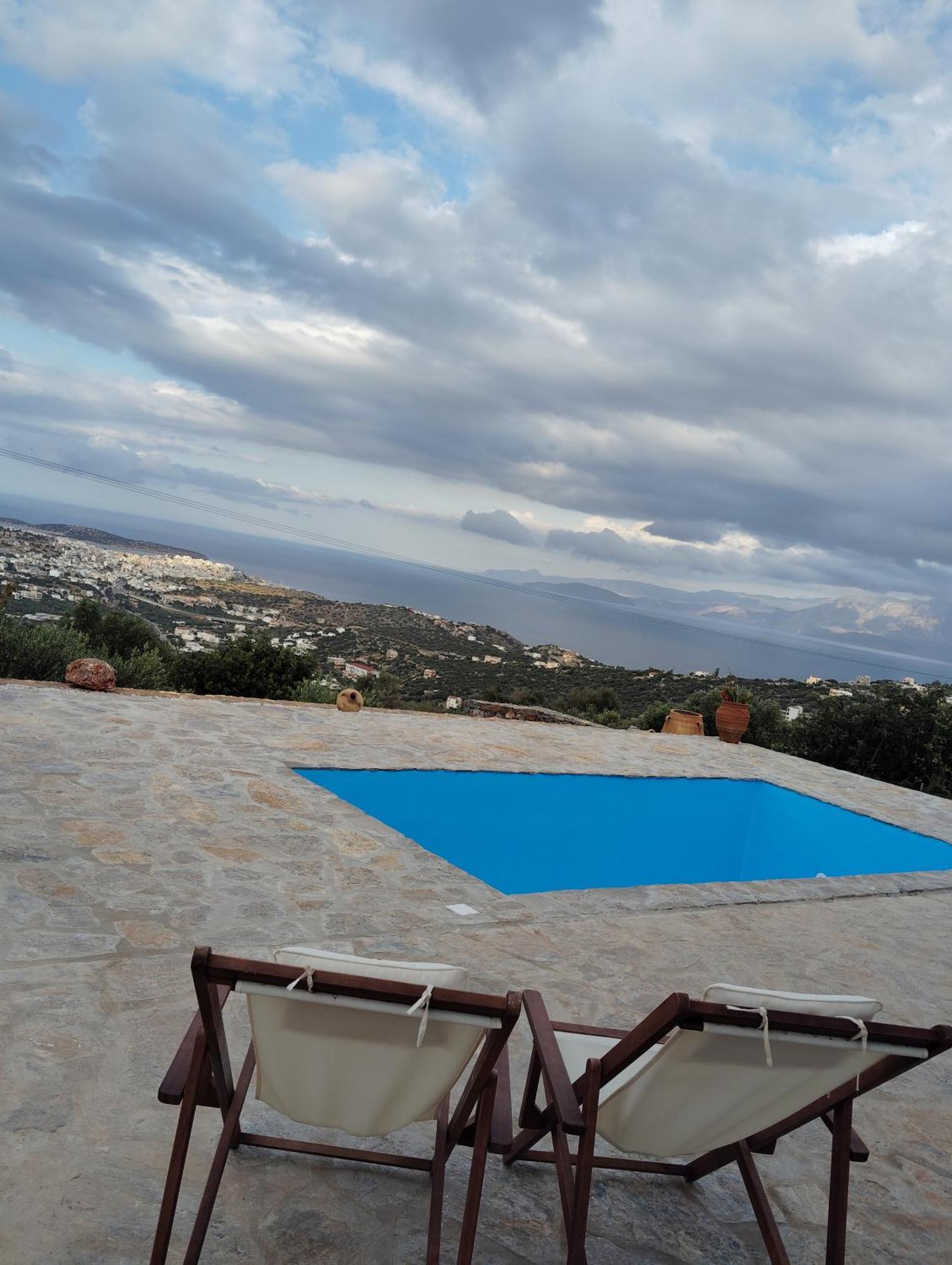 Althea Villa By Breathtaking View Agios Nikolaos  Luaran gambar